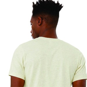 T-shirt homme coupe classique 100% coton biologique col rond manches courtes design uni 220g respirant séchage rapide pour l'été - Product Image 5