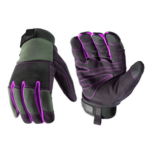 Reinforced Synthetic Leather Amara Mechanic Gloves Work Protection Industrial Hand Safety Anti Slip Heavy Duty Work Gloves - Product Image 4