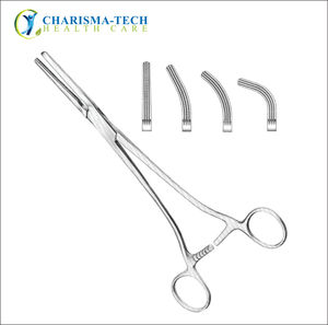 Forcep High Tensile Stainless Steel Surgical Grade <b>Clamp</b> Precision GYN Procedures Tissue Occlusio - Product Image 3