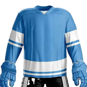 Best Quality Ice Hockey Uniform Sports Wear Polyester/Nylon Quick Dry Sleeveless Custom Team Name <b>Hot</b> Selling New Arrival - Product Image 5