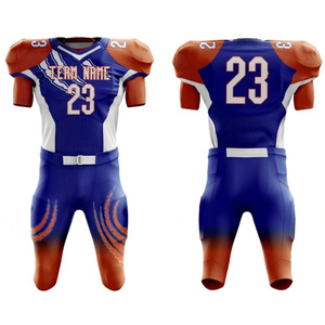 Top Selling Custom Logo American Football Uniforms Best Quality Sportswear Set Breathable Comfortable Fit Durable Team Gear - Product Image 1