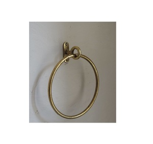 Vintage Brass Wall <b>Hooks</b> <b>Decorative</b> Handmade <b>Coat</b> Hanger Entryway Organizer Rustic Design Home Storage Utility - Product Image 2
