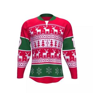Maillot de hockey sur glace pour hommes, pull de sport avec lettres et numéros brodés, maillots de hockey sur glace - Product Image 1