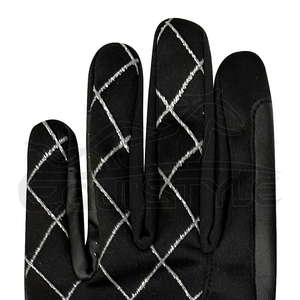Guantes de equitación de cuero PU antideslizantes de diseño personalizado con puño elástico y control de agarre, superventas para hombre - Product Image 4