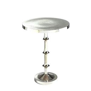 Mesa de Centro de Vidrio de Primera Calidad con Forma Única en Color Plateado, Mesa de Café Decorativa para el Hogar y Hoteles a Bajo Precio - Product Image 3