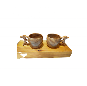Chất lượng cao khắc cốc gỗ Cup cho uống trà cà phê bia cắm trại và đồ dùng nhà bếp thủ công mỹ nghệ gỗ lưu niệm thủ công mỹ nghệ - Product Image 2