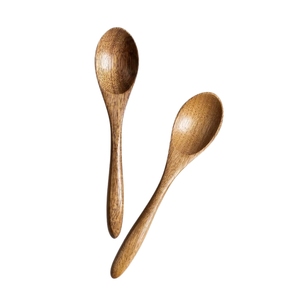 Louche à soupe en teck écologique à long manche, cuillère en bois naturel, grande cuillère de service pour ustensiles de cuisine - Product Image 6