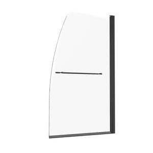 Senza cornice 34 pollici. L X 55 Pollici Porta Doccia in Vetro Temperato H, Girevole a 180 Gradi, per Vasca da Bagno, 55 Pollici Porta per vasca da bagno e doccia - Product Image 1