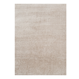 Alfombra Rectangular Beige de Viscosa Tejida a Mano, Alfombra de Textura Suave para Decoración del Hogar - Product Image 2