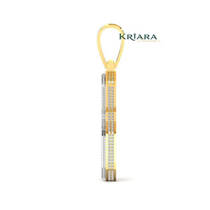 Colgante de Lujo con Letras Hip Hop, Chapado en Oro de 18k y Rodio, con Diamantes Cultivados en Laboratorio, Plata 925, para Uso Diario Unisex - Product Image 3