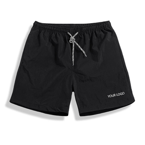 High Quality Summer Solid Color Beachwear Wholesale <b>Trunk</b> <b>Mens</b> Swim Shorts Casual Woven Swimming Shorts Custom Logo <b>Men</b> - Product Image 2