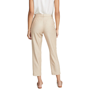Pantalon de sport pour femme, coupe droite ample, taille haute, été, 100% coton, séchage rapide, coupe-vent, respirant, écologique - Product Image 5