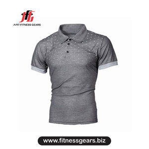 Polo de Algodón Rojo de Manga Corta para Hombre, Color Sólido, Casual, Tejido Transpirable, Corte Regular - Product Image 6