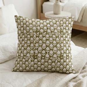 Taie d'oreiller portable en coton imprimé à la main, lavable et réutilisable, légère, motif Jaipuri - Product Image 3