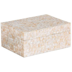 Caja de Reloj con Diseño de Madera con Incrustaciones de Madreperla para Joyería, Relojes Mecánicos y Collares - Product Image 4
