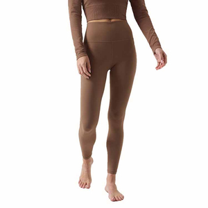 Leggings de yoga sans couture taille haute pour femme, respirants, séchage rapide, extensibles, pour la gym, le fitness, le sport, collants d'entraînement, logo OEM - Product Image 1