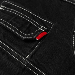 Veste en jean imperméable pour homme de haute qualité, taille et couleur personnalisables, style denim noir délavé tendance - Product Image 6