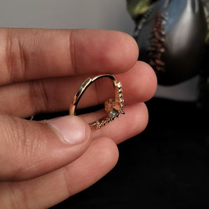 AD Freshwater Pearl Floral <b>Adjustable</b> <b>Ring</b> Free Size Open Band Pearl Jewelry <b>Ring</b> Resizable Supplier - Product Image 2