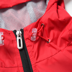Custom High Quality Autumn Windbreaker Jaket Hooded Patchwork Outdoor Windproof Sports Running <b>Mens</b> <b>Jackets</b> - Product Image 6