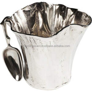 Wholesale Customized <b>Gold</b> Stainless Steel Classic Metal Round <b>Ice</b> <b>Bucket</b> Lid 3L Capacity Eco-Friendly Camping Beverage Container - Product Image 6