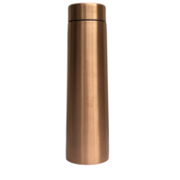 Bouteille d'eau portable vintage en cuivre écologique grande capacité 950 ml 32 oz pour la maison et l'extérieur