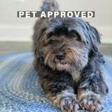 Tapis en jute tressé écologique durable personnalisé, épais, design moderne antidérapant, ovale, pour salle à manger, cuisine ou couloir - Product Image 3