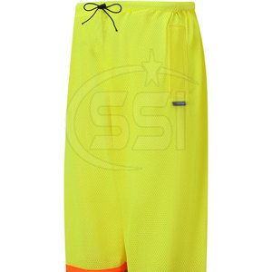 Pantalon de travail respirant et imperméable, structure renforcée, clignotant LED pour activités industrielles, ANSI Classe 2, durable - Product Image 4