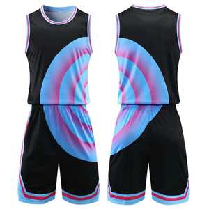 Uniformes de basket-ball 100 % polyester, légers, pour équipe, meilleur produit. - Product Image 2