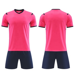 Ensemble de maillot de football pour homme, col en V, turquoise, manches courtes, respirant, polyester, évacuation de l'humidité, toutes saisons, séchage rapide, 2027 - Product Image 2