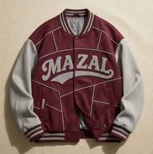 Custom Mens Baseball Varsity <b>Jacket</b> Satin Sleeves Embroidered <b>Patches</b> Wholesale for Sportswear Brands - Product Image 5