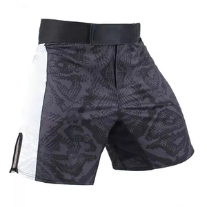 Shorts de MMA imprimés numériquement de haute qualité pour hommes avec logo personnalisé, polyester/coton, séchage rapide, respirant, prix bas, vente en ligne - Product Image 1