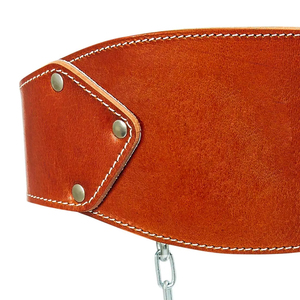 Custom Logo Leather Gym <b>Exercise</b> Waist Trainer Double Buckle Dipping <b>Belts</b> Wholesale Price Genuine Leather Dipping <b>Belt</b> - Product Image 2