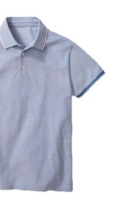 Camisa Polo con Cuello Acanalado para Hombre, Cómoda, Transpirable, Manga Corta, Informal, para Negocios, Logotipo Personalizado, OEM, ODM, Directo de Fábrica - Product Image 3