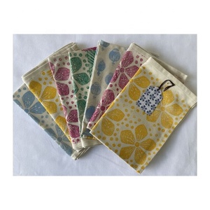 Toalla de plato totalmente bordada con estampado de color agua para mamá e hija con su diseño, acepta logotipo personalizado, triangulación de envíos - Product Image 6