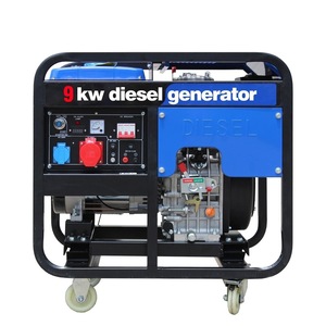 Real Authentic 3kw 4kw 5kw 6kw 9kw 10kw Industrial Use Multi-Voltage DC Electric Start Open Type Power <b>Generators</b> 9kva - Product Image 1