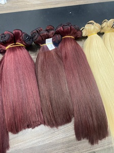 Extensiones de Cabello Tejidas a Máquina con Doble Trama, Colores Personalizados, Cutícula Alineada, Muy Suaves, Puntas Gruesas, Doble Trama, 100g - Product Image 2
