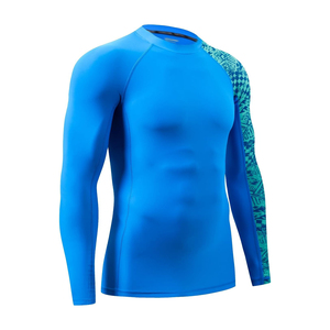 High Performance Mens Rash Guard Full Sleeve Breathable Gym <b>Compression</b> Sportswear Manufacturer Supply - Product Image 4