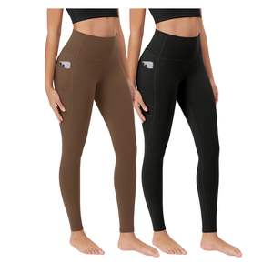 Leggings Deportivos de Cintura Alta para Mujer, con Bolsillos Laterales, para Yoga, Fitness, Gimnasio, Running, Entrenamiento y Ejercicio - Product Image 1