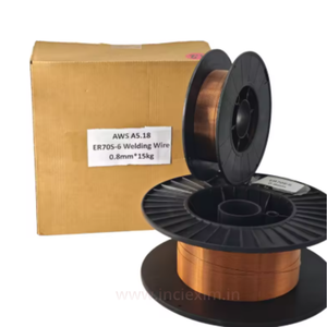 Alambre de soldadura MIG CO2 ER70S-6 de 15 kg de alta calidad en India, alambre de soldadura MIG, alambre de soldadura MIG OEM/ODM personalizable, alambre con núcleo fundente ER70S-6 - Product Image 5