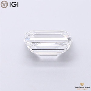 Diamante CVD Cultivado en Laboratorio de 0.50 Quilates de la Mejor Calidad, Claridad VVS1, Color D, con Certificado IGI, Corte Esmeralda, para Anillo de Compromiso de Diseñador - Product Image 3