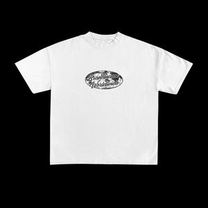 T-shirts de sport imprimés personnalisés de haute qualité en gros, 100% coton, col rond, coupe ample pour hommes - Product Image 2