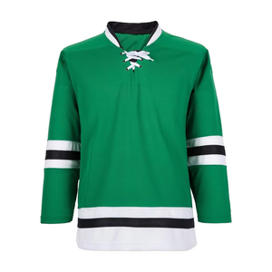 Camiseta de Hockey sobre Hielo Personalizada para Hombre, Blanca, Cuello en V, Rayas, Manga Tres Cuartos, Poliéster que Absorbe la Humedad, Talla Adulto - Product Image 5
