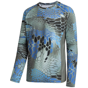 Chemise de pêche pour homme, UPF 50+, respirante, séchage rapide, antibactérienne, personnalisable, impression par sublimation, service OEM rapide - Product Image 1