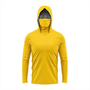 Haut de pêche personnalisé UPF50+ avec masque intégré, logo personnalisé, OEM ODM, vente en gros, respirant, séchage rapide - Product Image 2