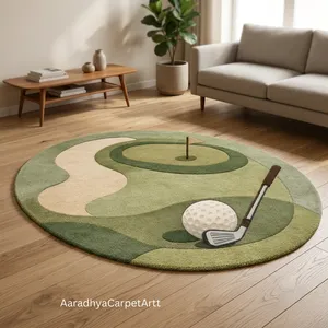 Tapis rectangulaire moderne et original, en peluche tuftée, avec dos antidérapant en caoutchouc, pour salon, motif gris, noir et blanc - Product Image 6