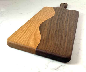 เขียงไม้ดีไซน์ทันสมัย คุณภาพสูง เป็นมิตรกับสิ่งแวดล้อม  ตกแต่งแบบธรรมชาติ ปรับแต่งได้ สำหรับใช้ในครัว - Product Image 1