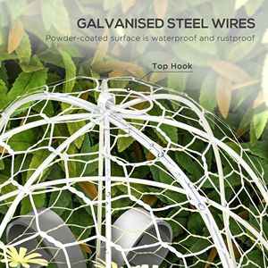 Set di 6 Coperture Metalliche per Giardino 40x33 cm, Gabbie Protettive per Piante Contro gli Animali, Reti per Protezione del Giardino - Product Image 6