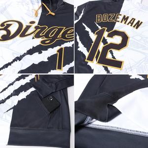 OEM diseño personalizado de los hombres 100% poliéster polar de peso pesado de gran tamaño ajuste 400 500 GSM Digital sublimación impresa sudaderas con capucha bajo MOQ - Product Image 5