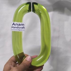 Adornos de Pared de Cadena Acrílica Modernos Personalizados, Hechos a Mano, Decoración Colgante de Resina Moderna para el Hogar, Listos para el Festival Diwali - Product Image 1