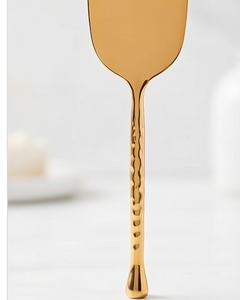 Gold <b>Cheese</b> <b>Knife</b> <b>Set</b> Stainless Steel 3-Piece Dishwasher Safe Durable Flatware For Kitchen Tableware Home And Dining Use - Product Image 3